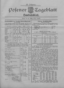 Posener Tageblatt. Handelsblatt 1906.03.29 Jg.45