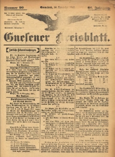 Gnesener Kreisblatt 1917.11.10 Jg.66 Nr90