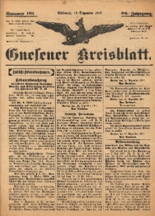Gnesener Kreisblatt 1917.12.19 Jg.66 Nr101