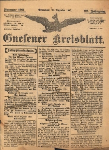 Gnesener Kreisblatt 1917.12.29 Jg.66 Nr103