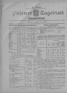 Posener Tageblatt. Handelsblatt 1906.03.31 Jg.45