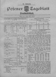Posener Tageblatt. Handelsblatt 1906.06.05 Jg.45