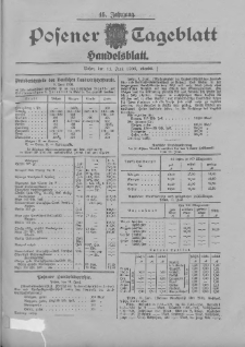 Posener Tageblatt. Handelsblatt 1906.06.11 Jg.45