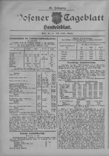 Posener Tageblatt. Handelsblatt 1906.07.17 Jg.45