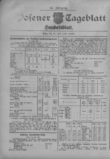 Posener Tageblatt. Handelsblatt 1906.07.23 Jg.45