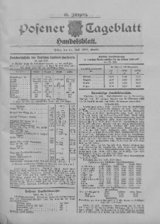 Posener Tageblatt. Handelsblatt 1906.07.31 Jg.45