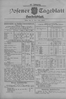 Posener Tageblatt. Handelsblatt 1908.05.29 Jg.47