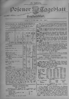 Posener Tageblatt. Handelsblatt 1906.11.03 Jg.45