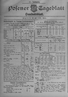 Posener Tageblatt. Handelsblatt 1906.11.14 Jg.45