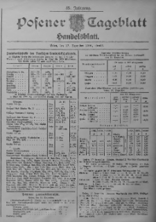 Posener Tageblatt. Handelsblatt 1906.12.17 Jg.45
