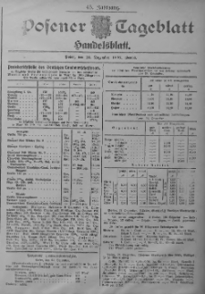 Posener Tageblatt. Handelsblatt 1906.12.24 Jg.45
