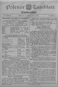 Posener Tageblatt. Handelsblatt 1910.12.31 Jg.49