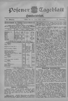 Posener Tageblatt. Handelsblatt 1912.04.10 Jg.51