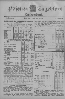Posener Tageblatt. Handelsblatt 1912.05.03 Jg.51