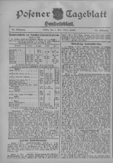 Posener Tageblatt. Handelsblatt 1912.05.07 Jg.51