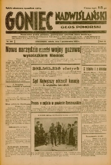 Goniec Nadwiślański: Głos Pomorski: Niezależne pismo poranne, poświęcone sprawom stanu średniego 1933.10.07 Nr231