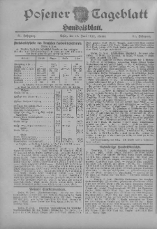 Posener Tageblatt. Handelsblatt 1912.06.10 Jg.51