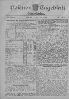 Posener Tageblatt. Handelsblatt 1912.06.24 Jg.51