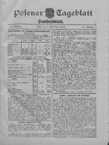 Posener Tageblatt. Handelsblatt 1912.07.01 Jg.51