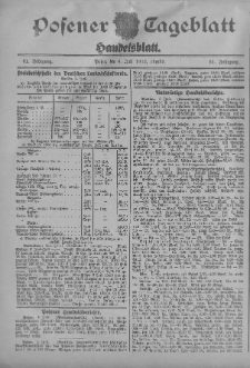 Posener Tageblatt. Handelsblatt 1912.07.04 Jg.51