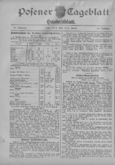 Posener Tageblatt. Handelsblatt 1912.07.06 Jg.51