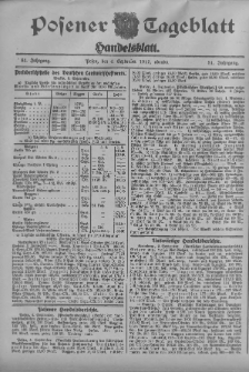 Posener Tageblatt. Handelsblatt 1912.09.04 Jg.51