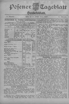 Posener Tageblatt. Handelsblatt 1912.10.28 Jg.51