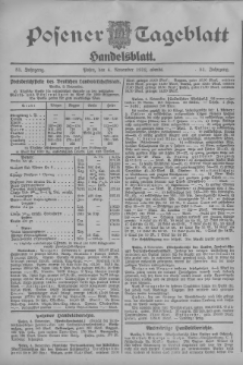 Posener Tageblatt. Handelsblatt 1912.11.04 Jg.51