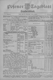 Posener Tageblatt. Handelsblatt 1912.11.29 Jg.51