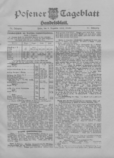 Posener Tageblatt. Handelsblatt 1912.12.09 Jg.51