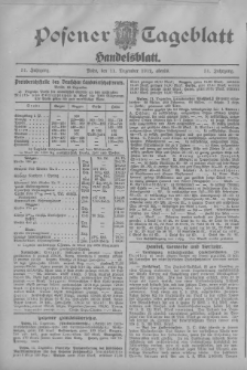Posener Tageblatt. Handelsblatt 1912.12.11 Jg.51