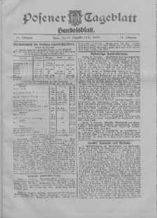 Posener Tageblatt. Handelsblatt 1912.12.12 Jg.51