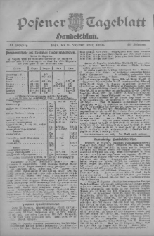 Posener Tageblatt. Handelsblatt 1912.12.23 Jg.51