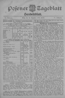 Posener Tageblatt. Handelsblatt 1912.12.24 Jg.51