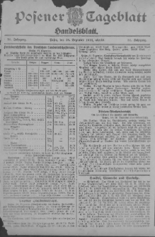 Posener Tageblatt. Handelsblatt 1912.12.28 Jg.51