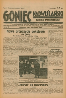Goniec Nadwiślański: Głos Pomorski: Niezależne pismo poranne, poświęcone sprawom stanu średniego 1936.03.06 R.12 Nr55