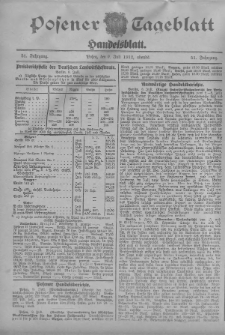 Posener Tageblatt. Handelsblatt 1912.07.09 Jg.51