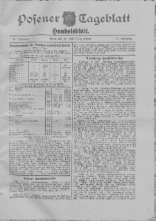 Posener Tageblatt. Handelsblatt 1912.07.18 Jg.51