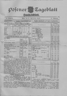 Posener Tageblatt. Handelsblatt 1912.07.26 Jg.51