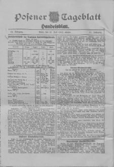 Posener Tageblatt. Handelsblatt 1912.07.27 Jg.51