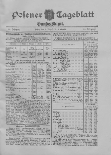 Posener Tageblatt. Handelsblatt 1912.08.09 Jg.51