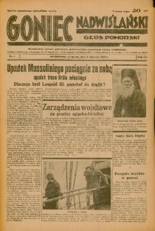 Goniec Nadwiślański: Głos Pomorski: Niezależne pismo poranne, poświęcone sprawom stanu średniego 1936.01.05 R.12 Nr4