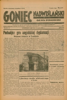 Goniec Nadwiślański: Głos Pomorski: Niezależne pismo poranne, poświęcone sprawom stanu średniego 1936.03.18 R.12 Nr65
