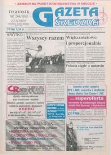 Gazeta Średzka 1998.08.27 Nr34(166)