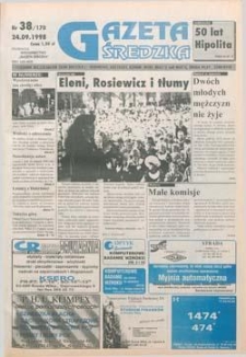 Gazeta Średzka 1998.09.24 Nr38(170)