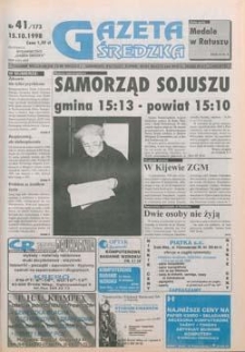 Gazeta Średzka 1998.10.15 Nr41(173)