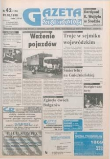 Gazeta Średzka 1998.10.22 Nr42(174)