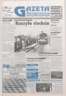 Gazeta Średzka 1999.05.06 Nr18(201)