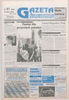 Gazeta Średzka 1999.05.27 Nr21(204)