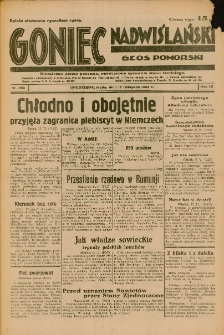 Goniec Nadwiślański: Głos Pomorski: Niezależne pismo poranne, poświęcone sprawom stanu średniego 1933.11.15 Nr263